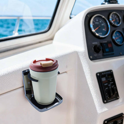 YANYUCB 304 Stainless Steel Adjustable Folding Cup Holder,Boat Drink Cup Holder,Folding Wall Car Desk Cup Holders for Trucks,RVs,Vans,Boats,Campers,Caravans