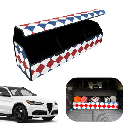 Leather Car Trunk Organizer with Large Storage Capacity