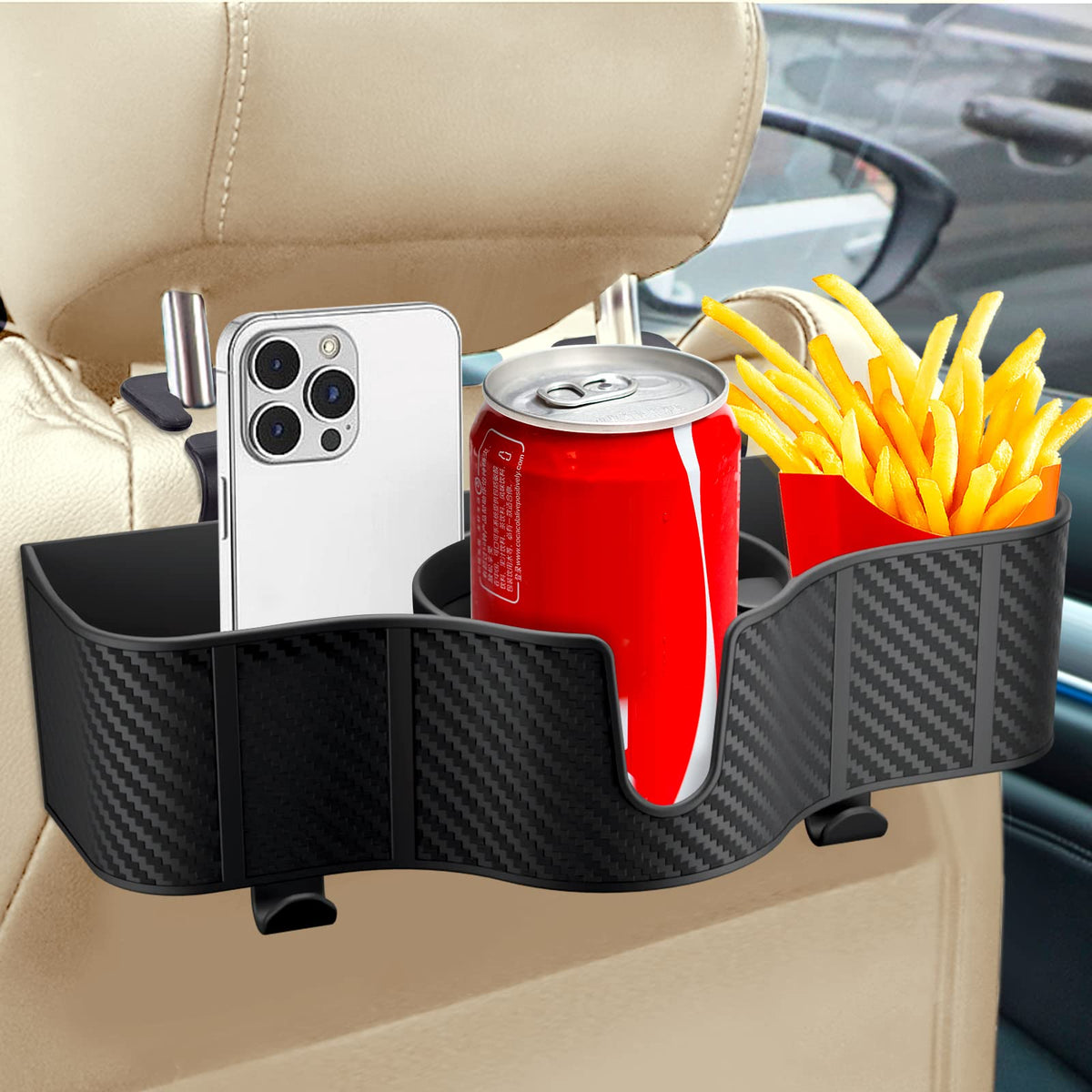Backseat Car Organizer with Multi-Pocket Storage