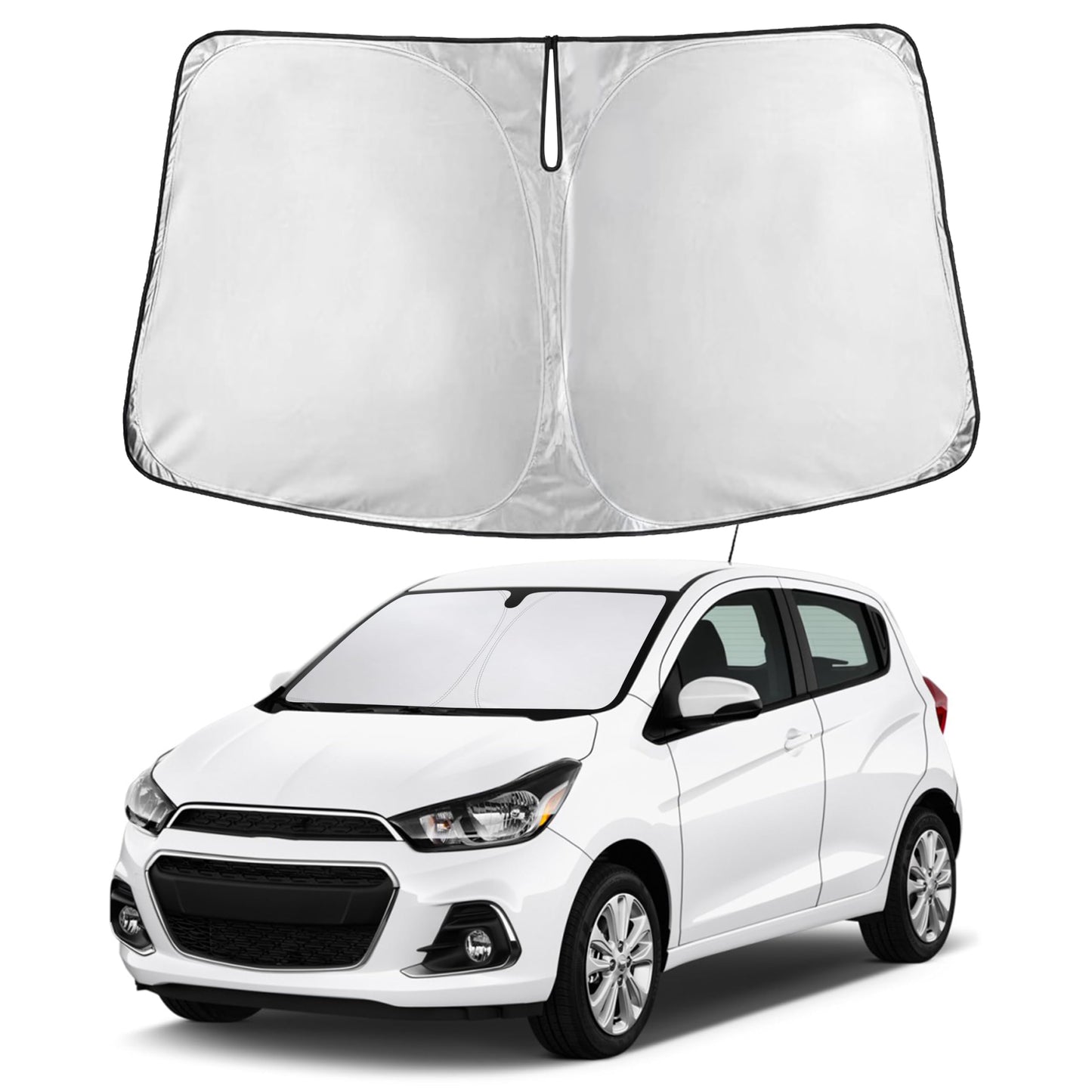 Reflective RV Windshield Sunshade for UV & Heat Protection
