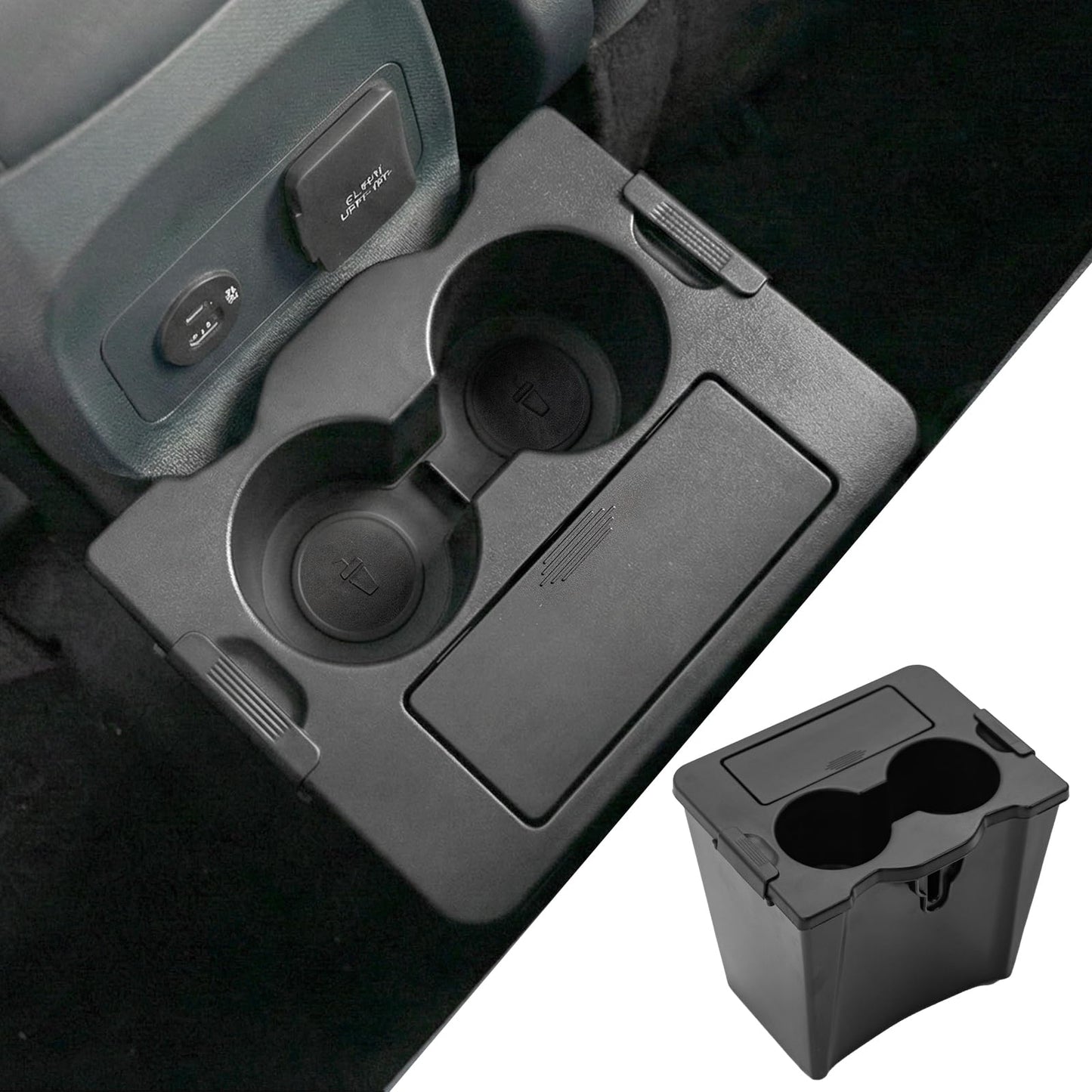 Compact Car Trash Can with Leakproof Interior Design