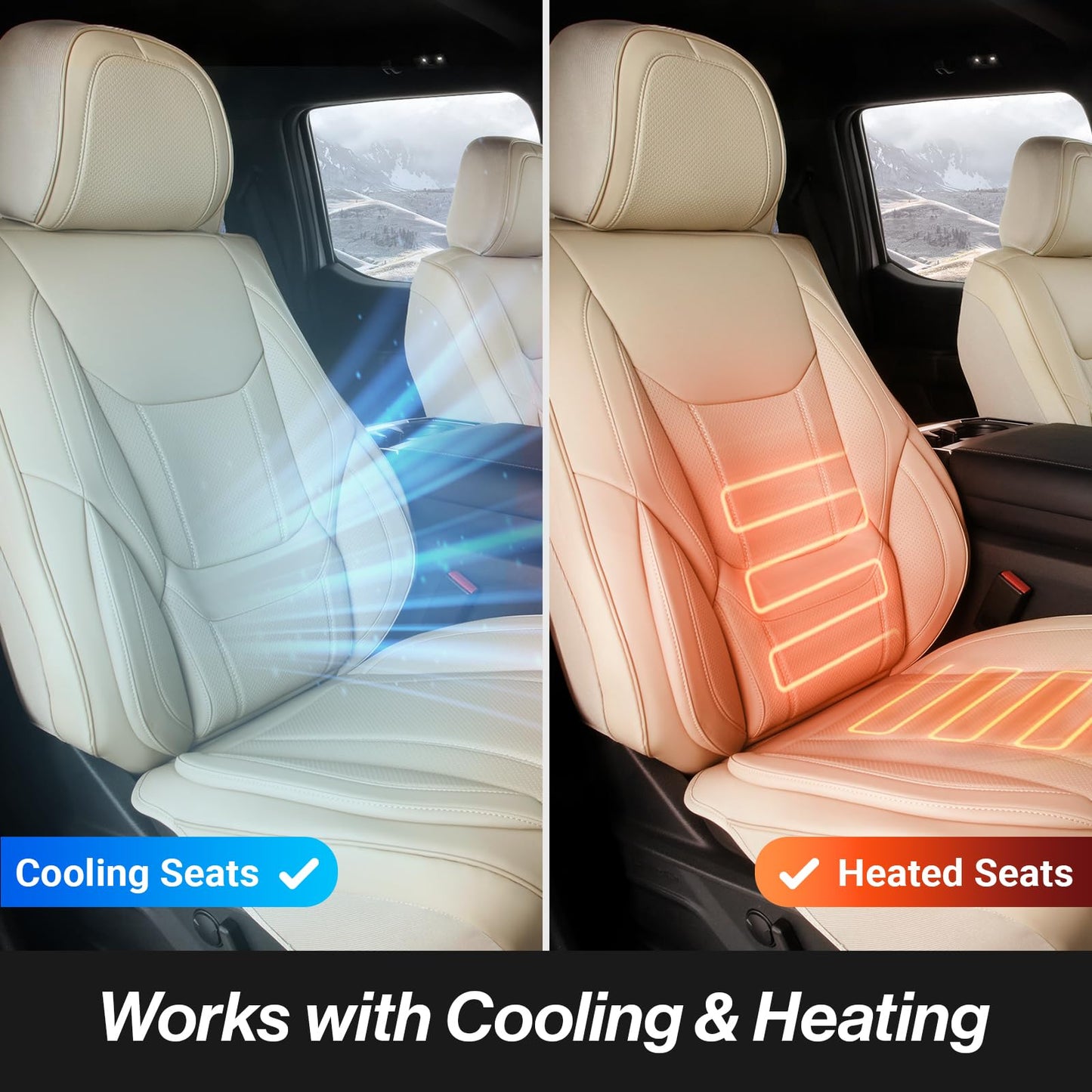Coverland Seat Cover 2021-2026 Cadillac Escalade ESV Captain Seats Parent SKU
