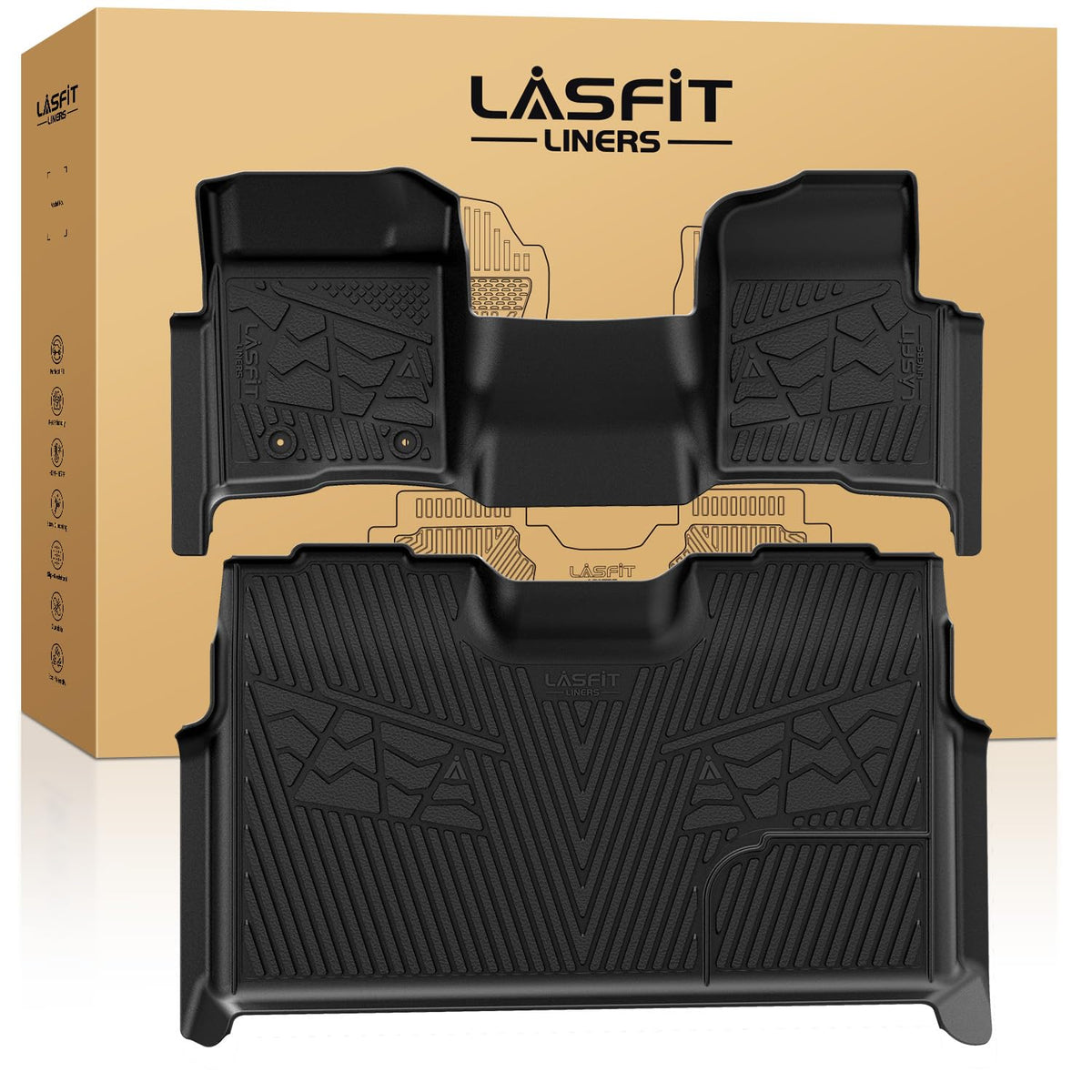 All-Weather Floor & Cargo Mat Set with Seatback Mats