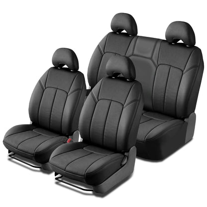 Clazzio 2020-2023 Toyota Tacoma Double Cab Power Driver Seat Black Leather Seat Cover