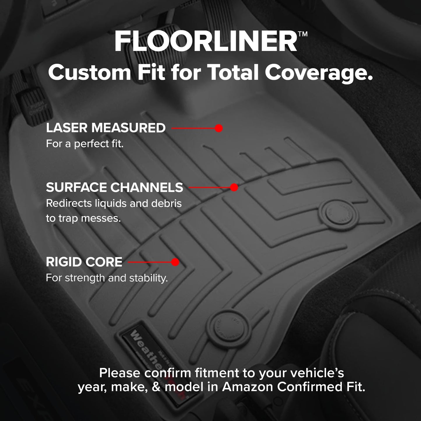 All-Weather Floor Liners for Crew Cab Trucks Full Set