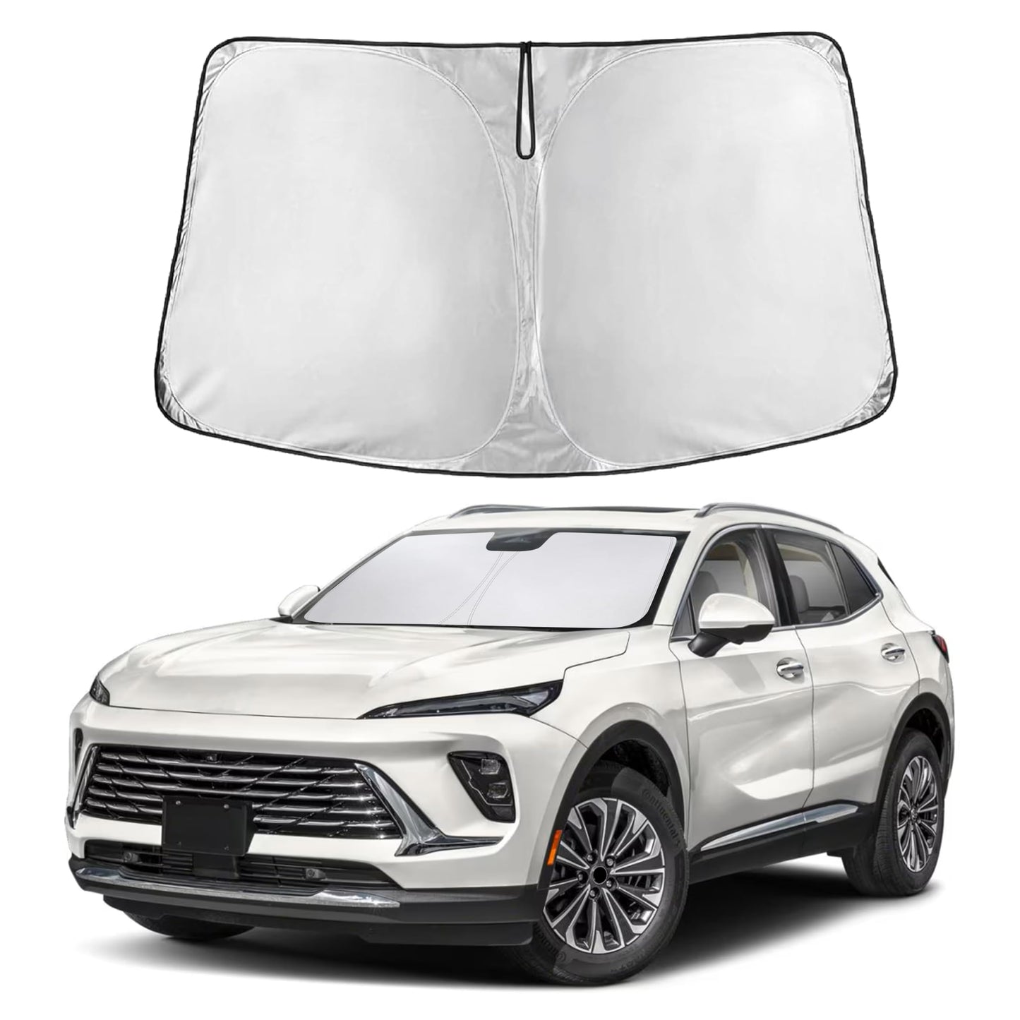 Reflective RV Windshield Sunshade for UV & Heat Protection