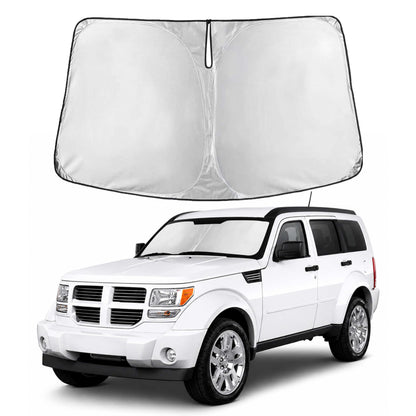 Reflective RV Windshield Sunshade for UV & Heat Protection