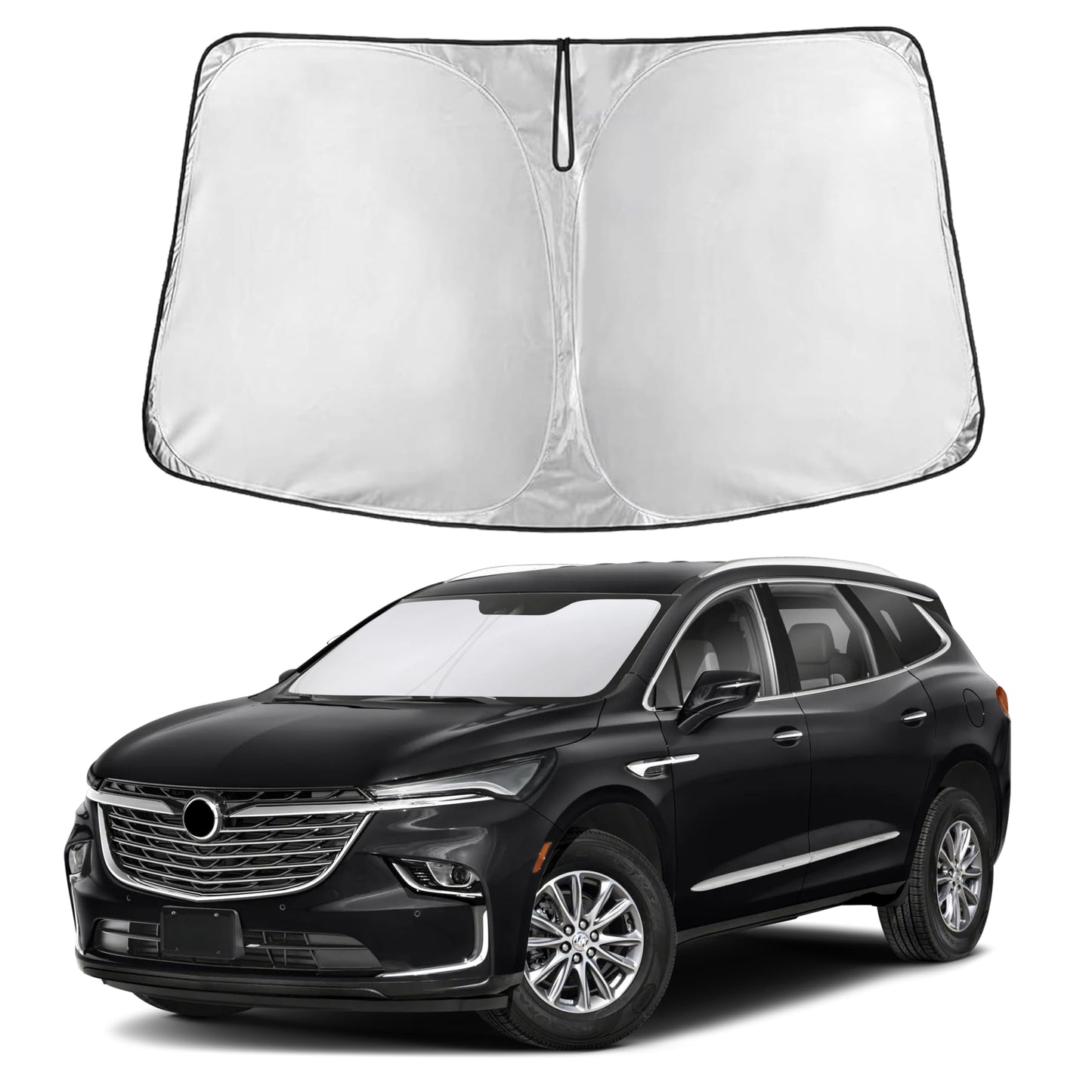 Reflective RV Windshield Sunshade for UV & Heat Protection