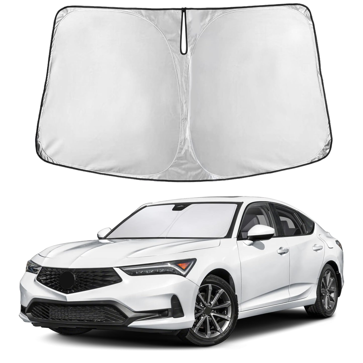 Reflective RV Windshield Sunshade for UV & Heat Protection