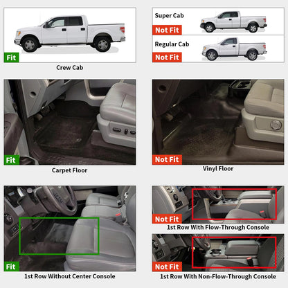 All-Weather Floor & Cargo Mat Set with Seatback Mats