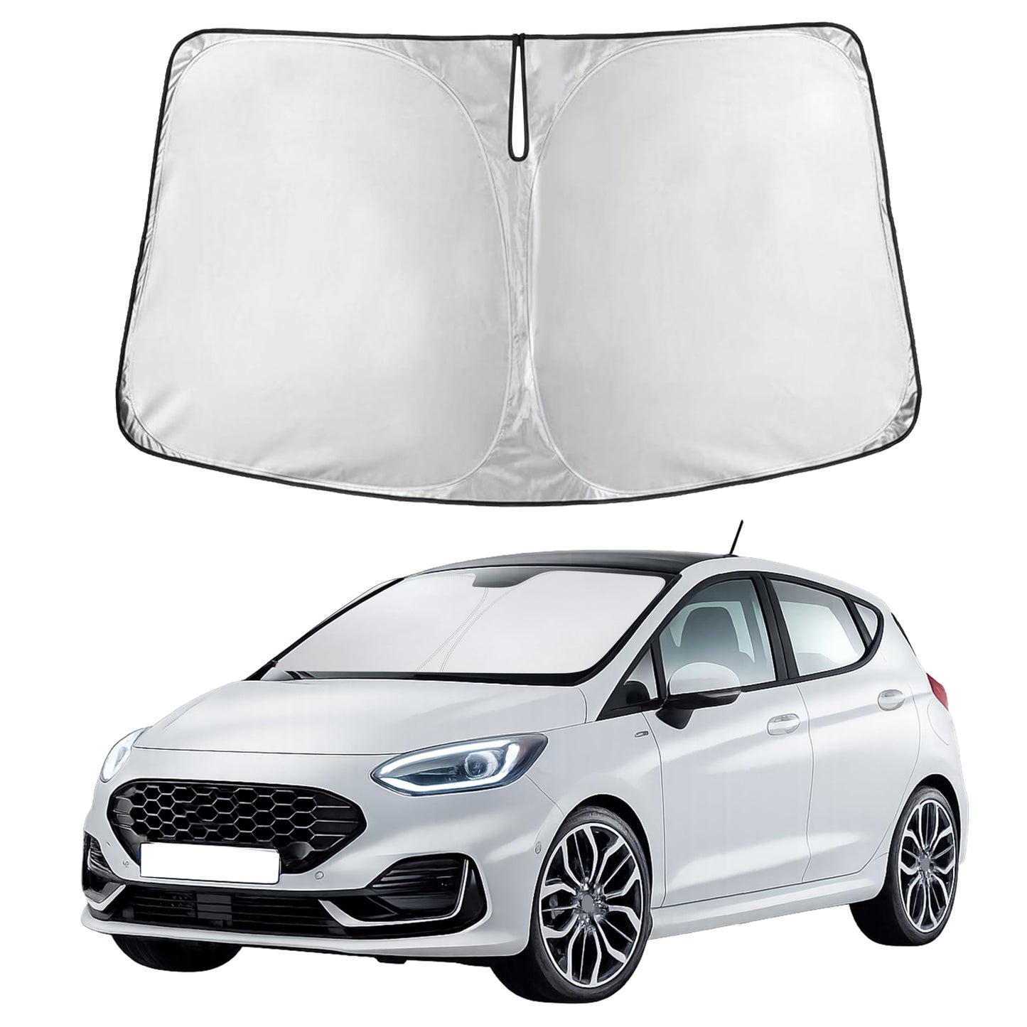 Reflective RV Windshield Sunshade for UV & Heat Protection