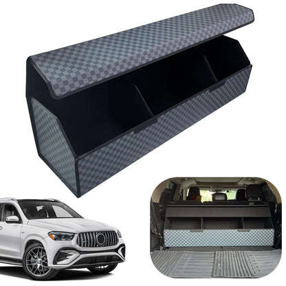 Leather Car Trunk Organizer with Large Storage Capacity