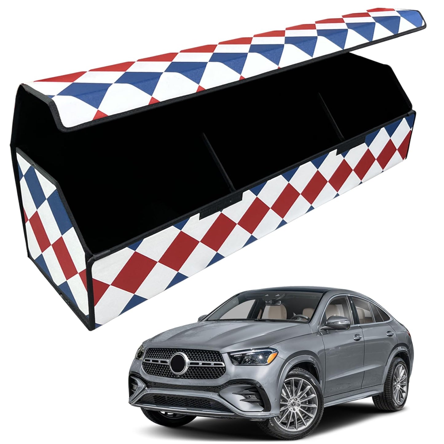 Leather Car Trunk Organizer with Large Storage Capacity