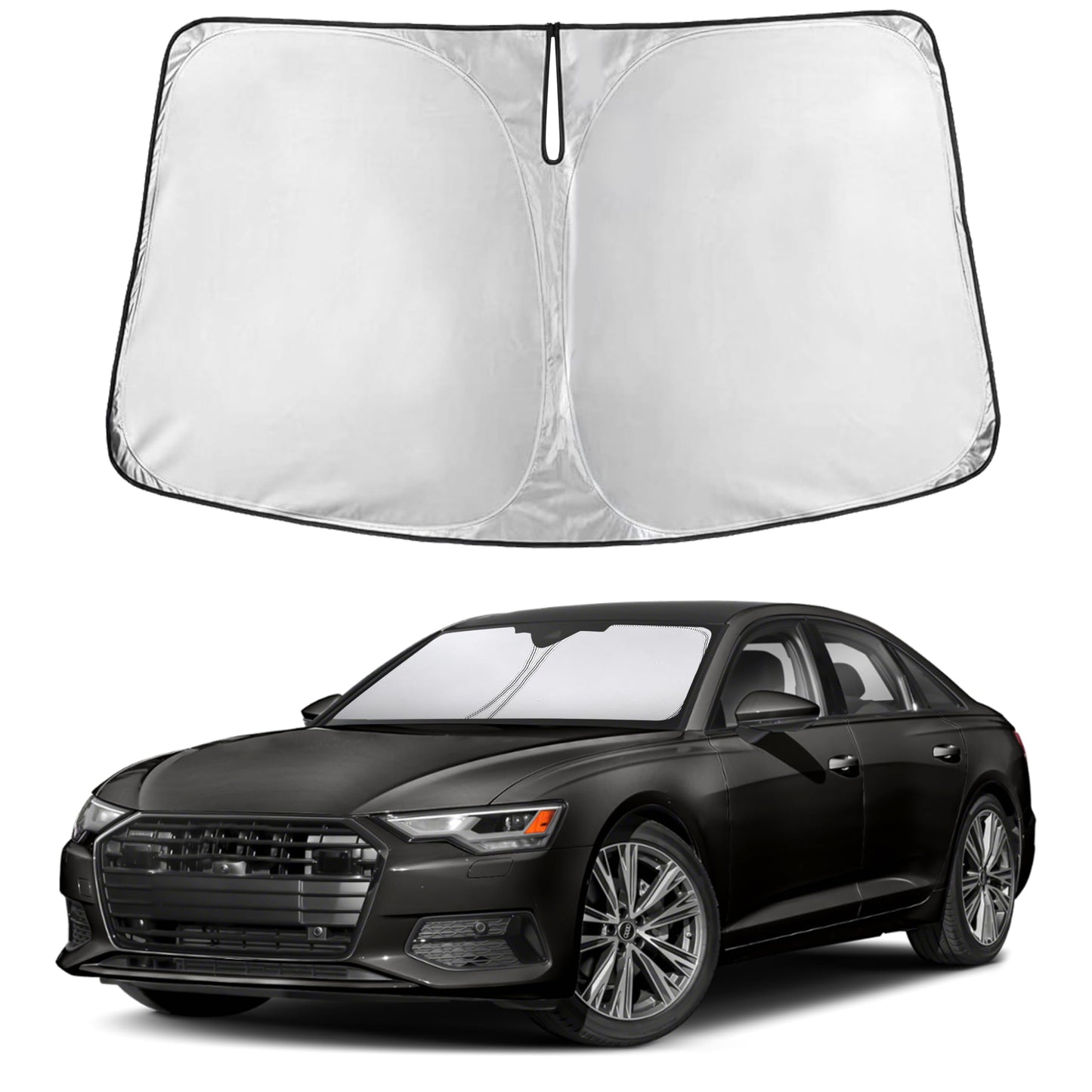 Reflective RV Windshield Sunshade for UV & Heat Protection