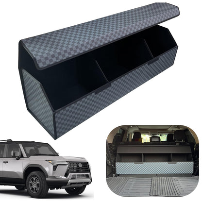 Leather Car Trunk Organizer with Large Storage Capacity
