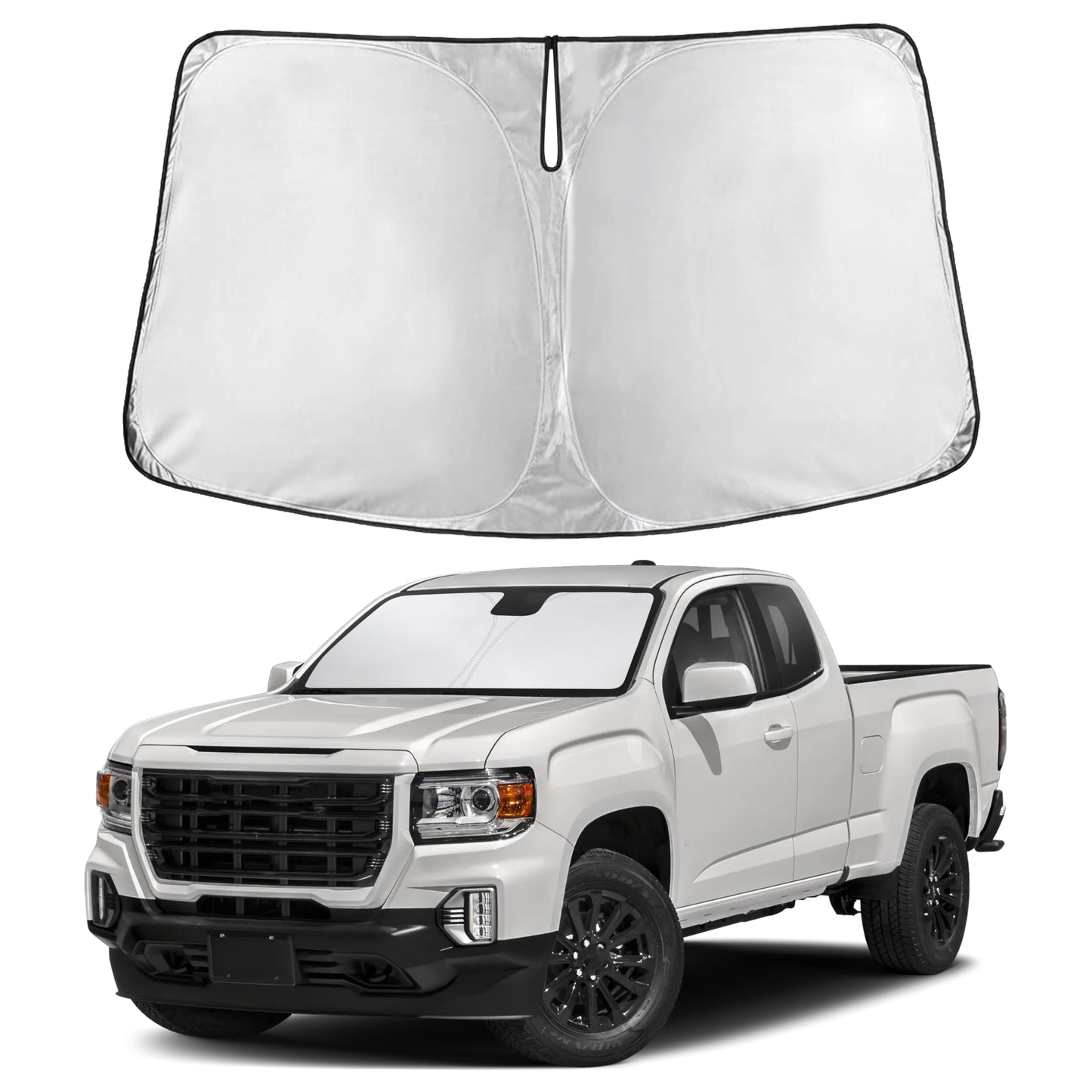 Reflective RV Windshield Sunshade for UV & Heat Protection