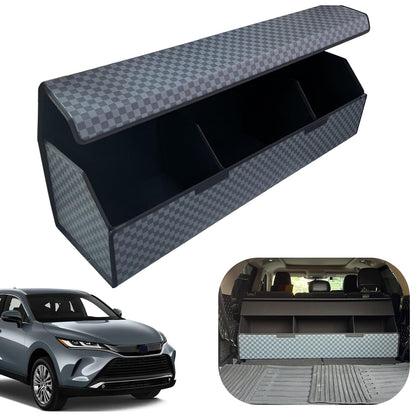 Leather Car Trunk Organizer with Large Storage Capacity