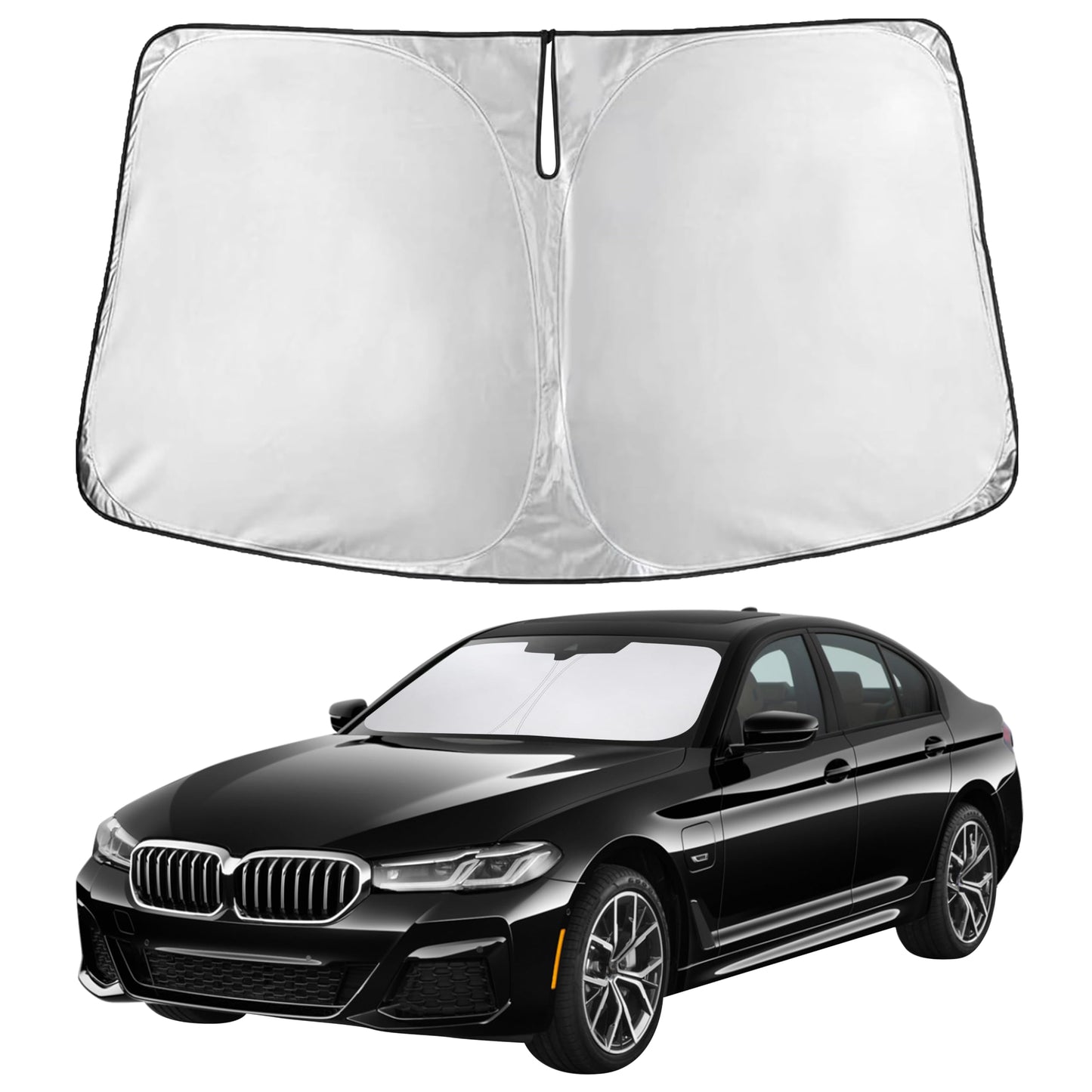 Reflective RV Windshield Sunshade for UV & Heat Protection