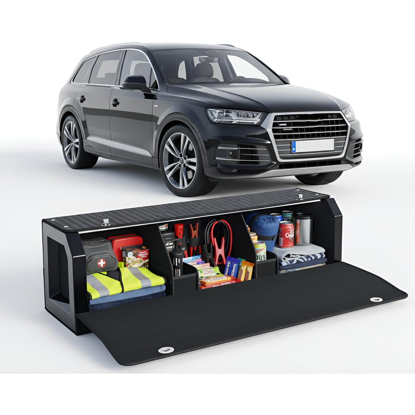 Expandable Car Trunk Organizer with Multiple Size Options