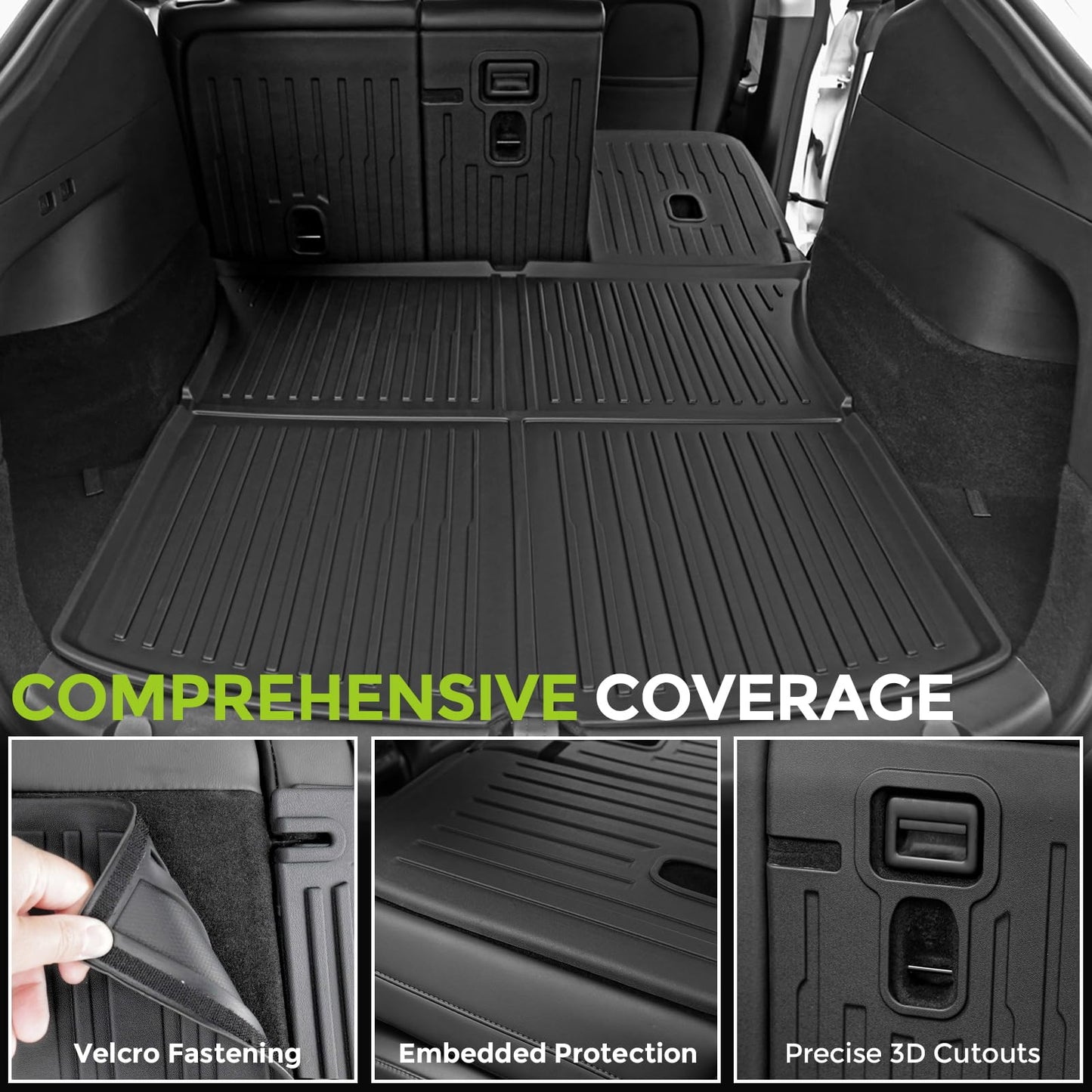 All-Weather Floor Mats Full Set for Electric Vehicles