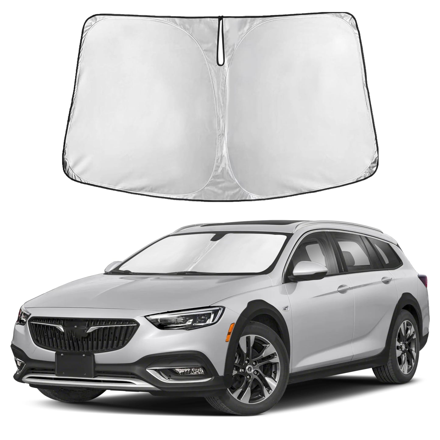 Reflective RV Windshield Sunshade for UV & Heat Protection
