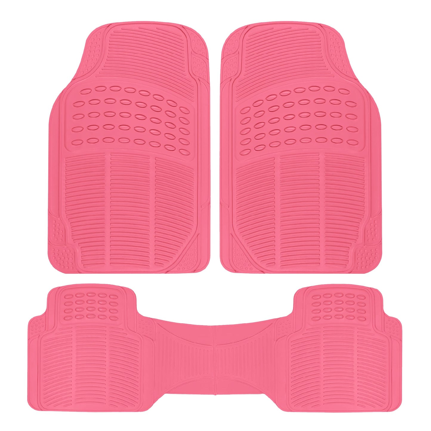 Clear All-Weather Car Floor Mats with Anti-Slip Grip