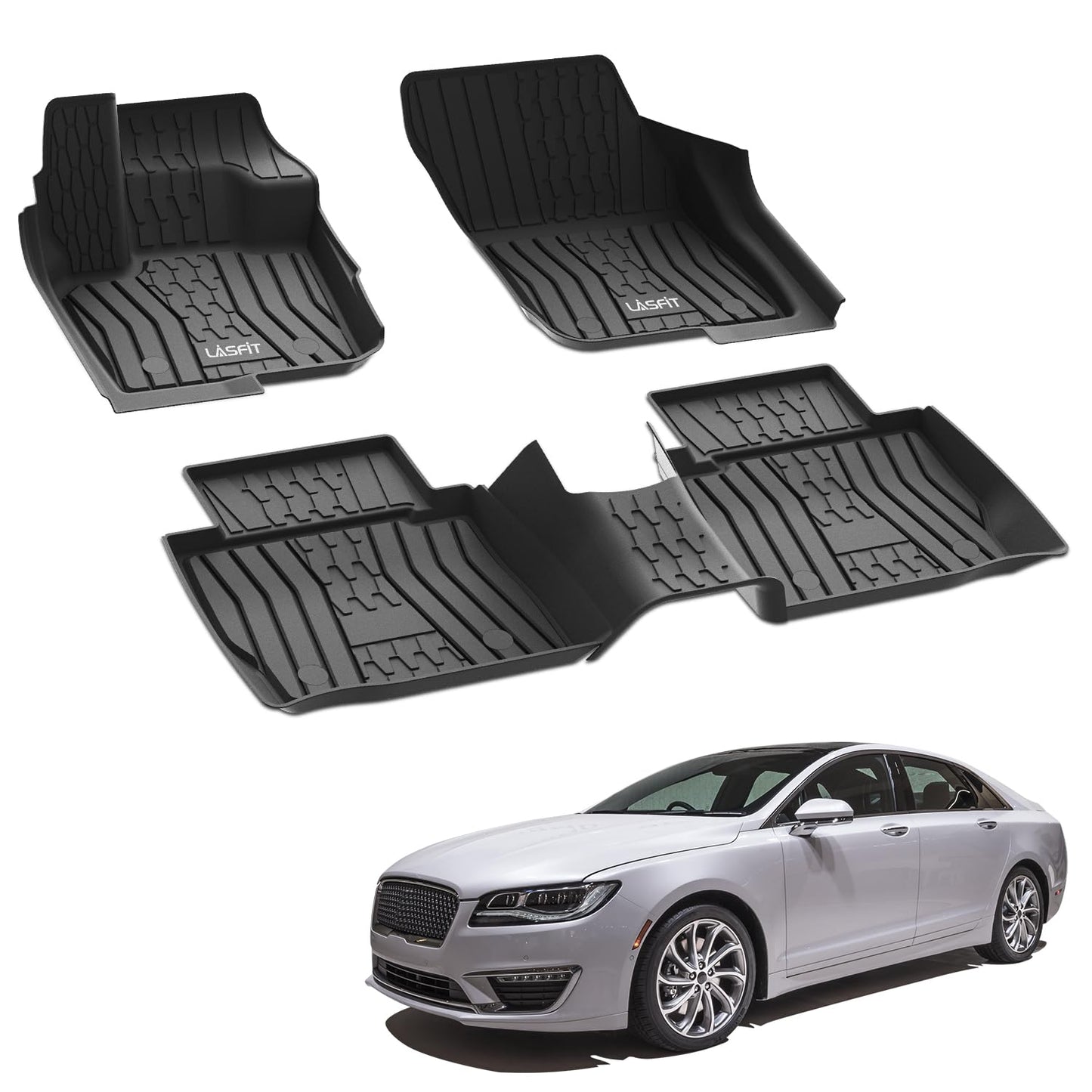 All-Weather Floor & Cargo Mat Set with Seatback Mats