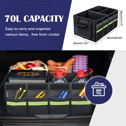 Car Backseat Organizer with Multi-Pocket Storage