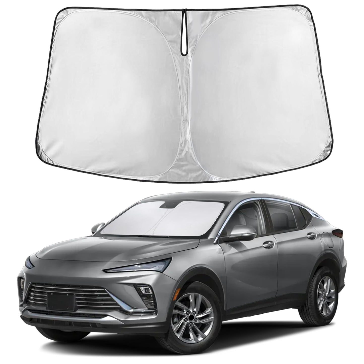 Reflective RV Windshield Sunshade for UV & Heat Protection
