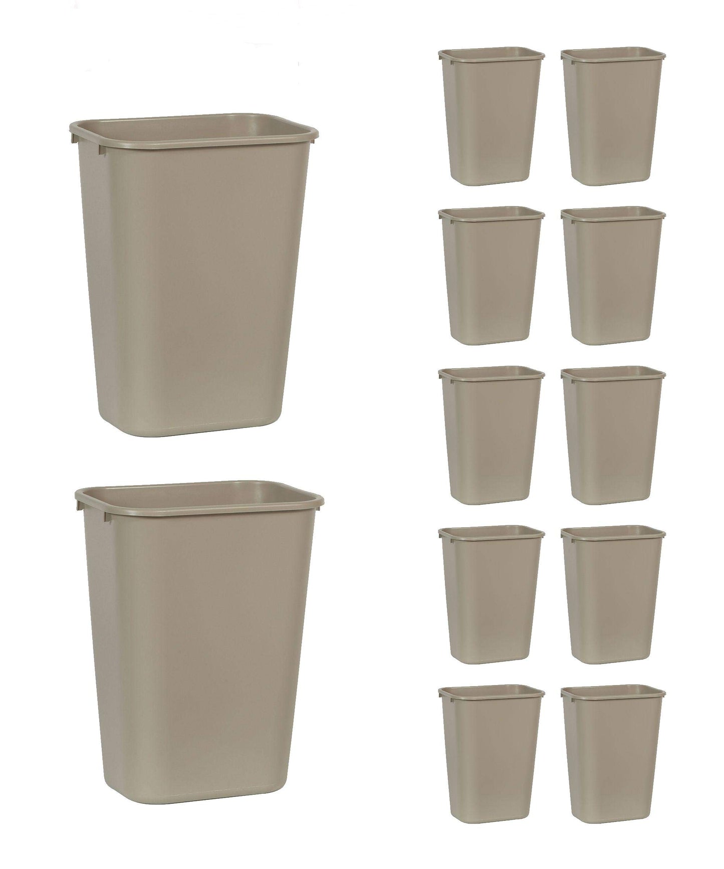 Compact Plastic Wastebasket for Car & Everyday Storage