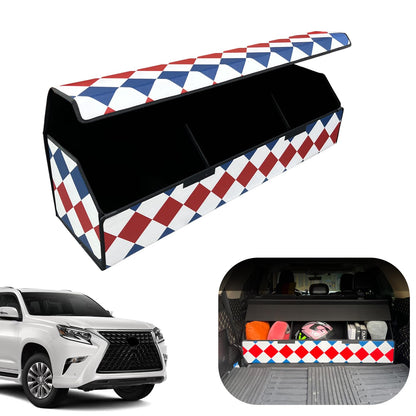 Leather Car Trunk Organizer with Large Storage Capacity