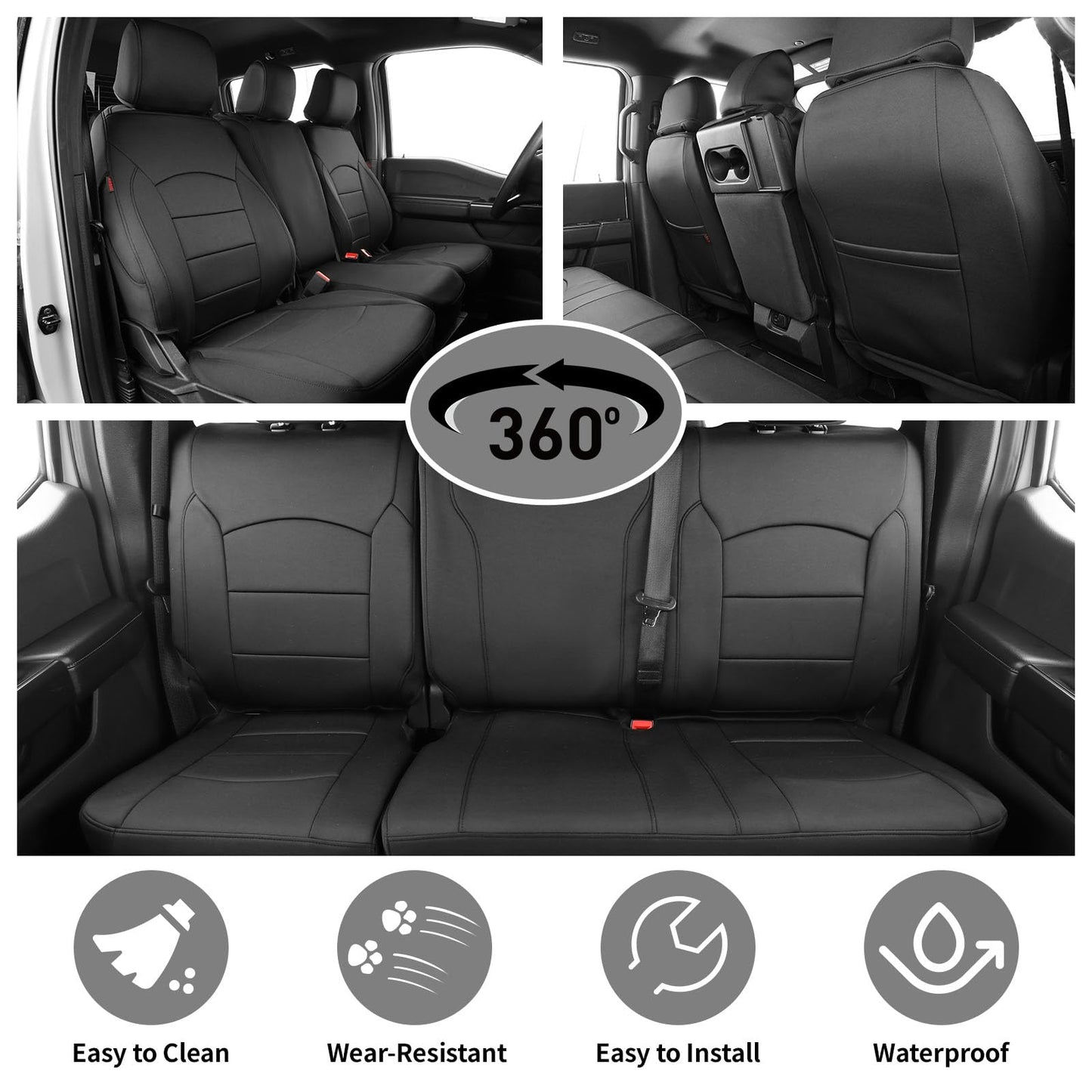 EKR Seat Covers for 2021-2025 F150