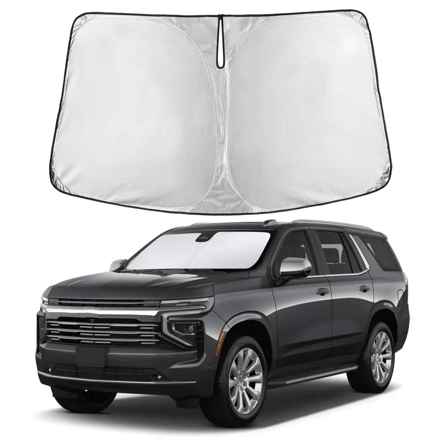 Reflective RV Windshield Sunshade for UV & Heat Protection