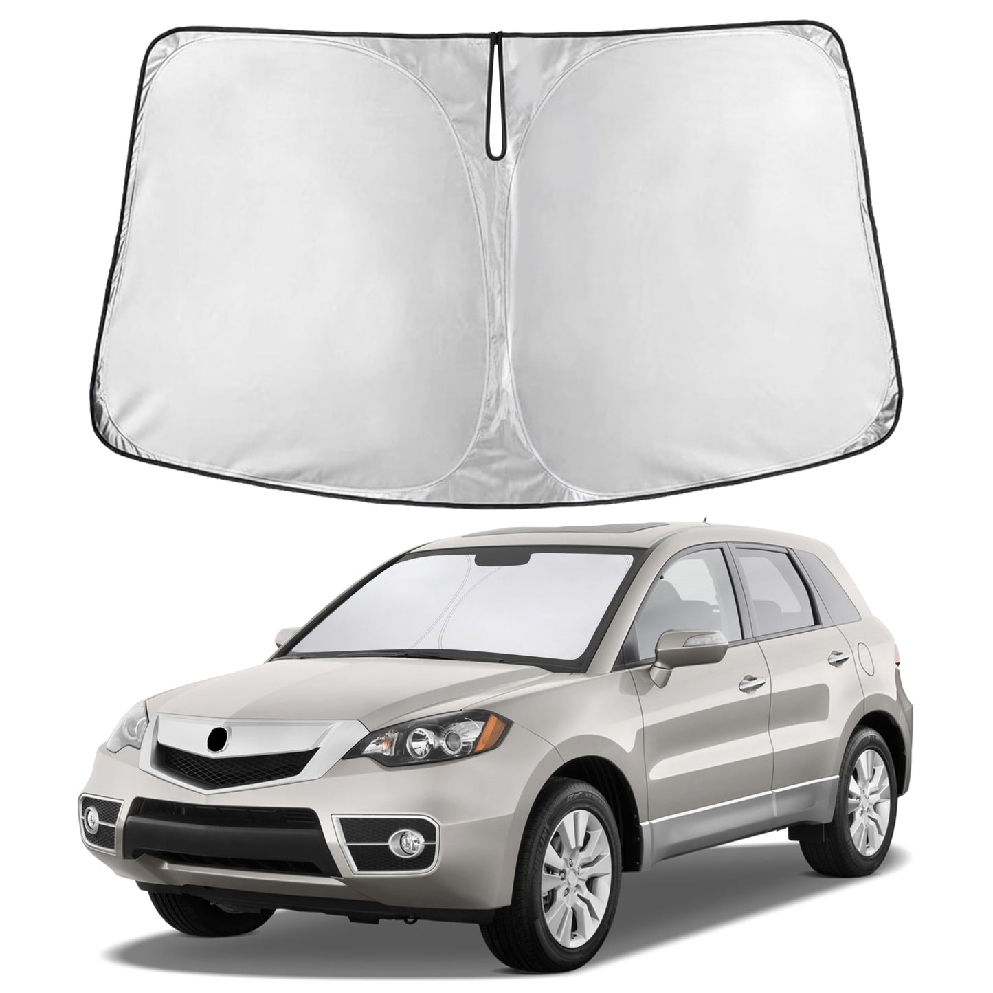 Reflective RV Windshield Sunshade for UV & Heat Protection