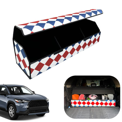 Leather Car Trunk Organizer with Large Storage Capacity