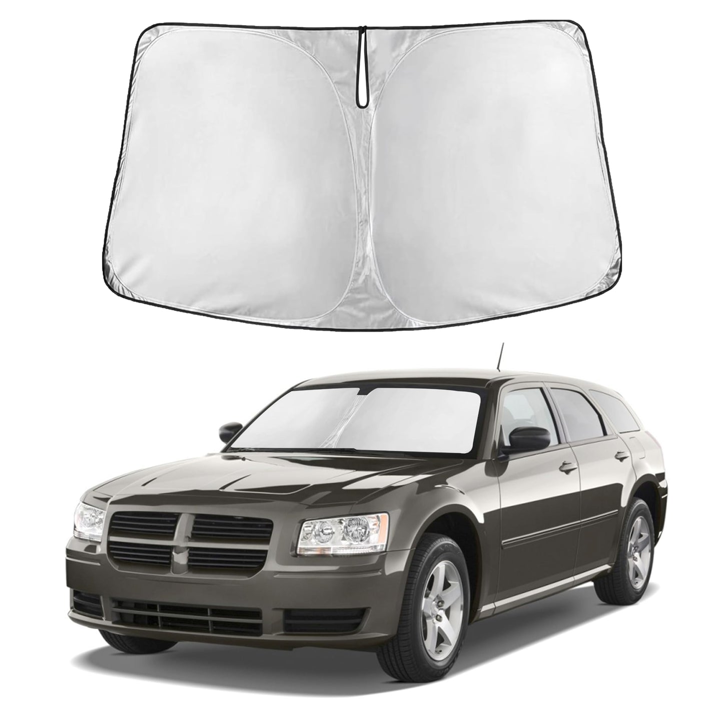 Reflective RV Windshield Sunshade for UV & Heat Protection