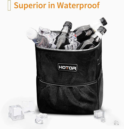 Leakproof Car Trash Can & Compact Interior Organizer