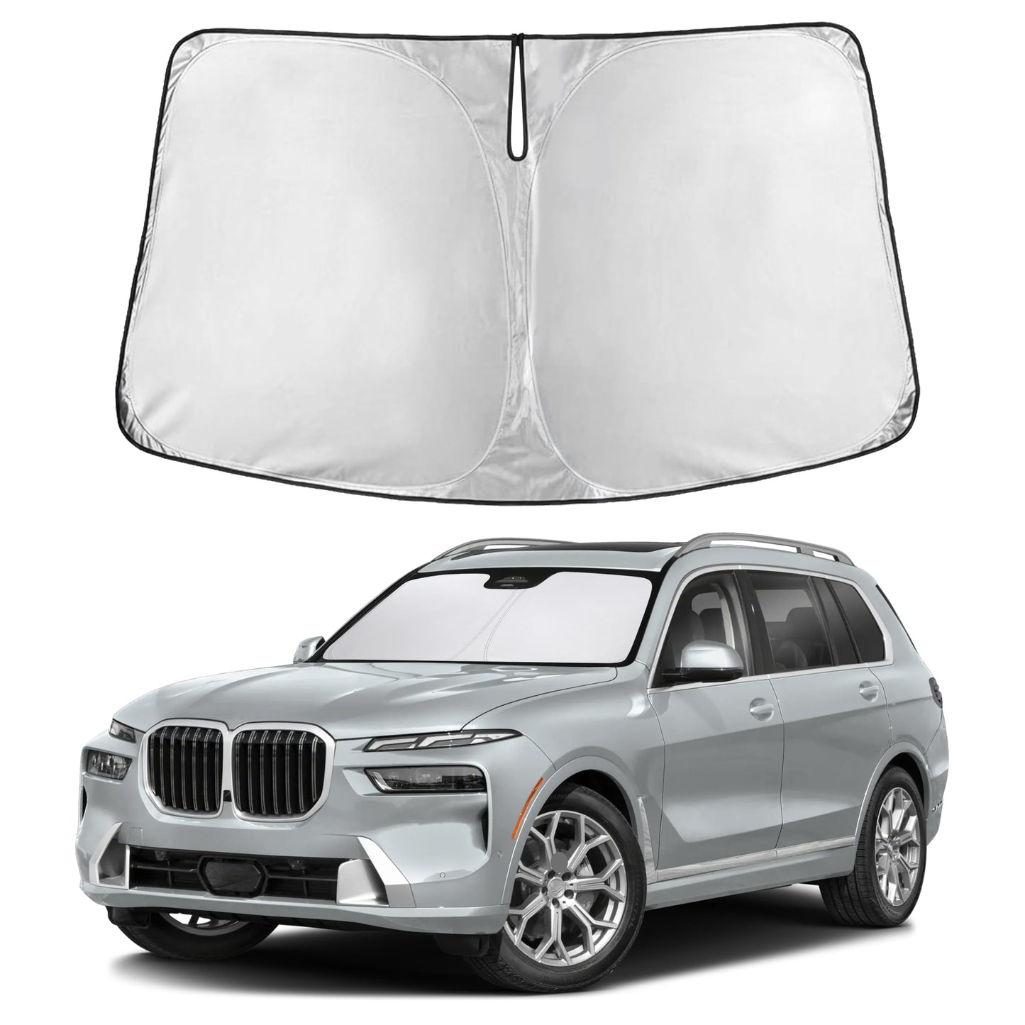 Reflective RV Windshield Sunshade for UV & Heat Protection