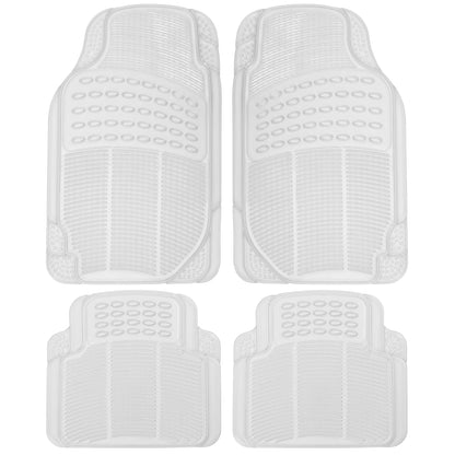 Clear All-Weather Car Floor Mats with Anti-Slip Grip