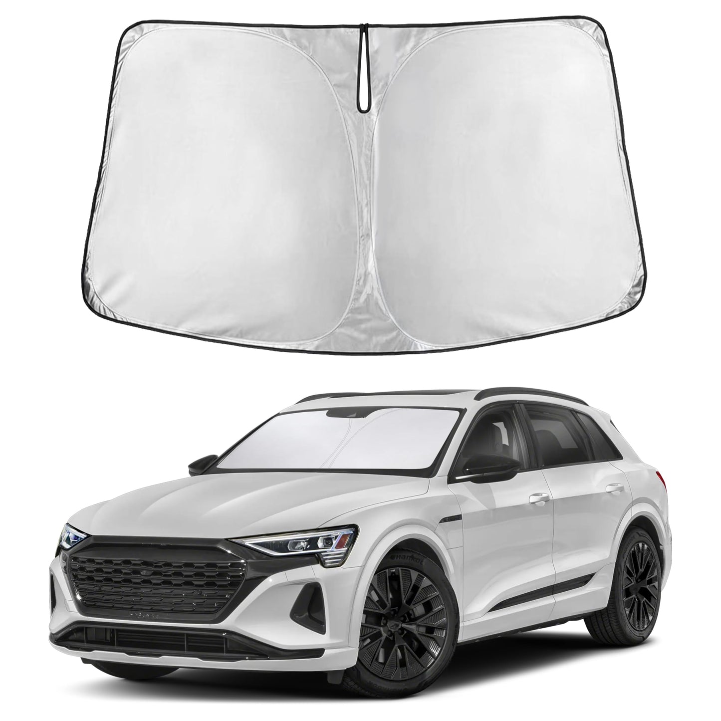 Reflective RV Windshield Sunshade for UV & Heat Protection