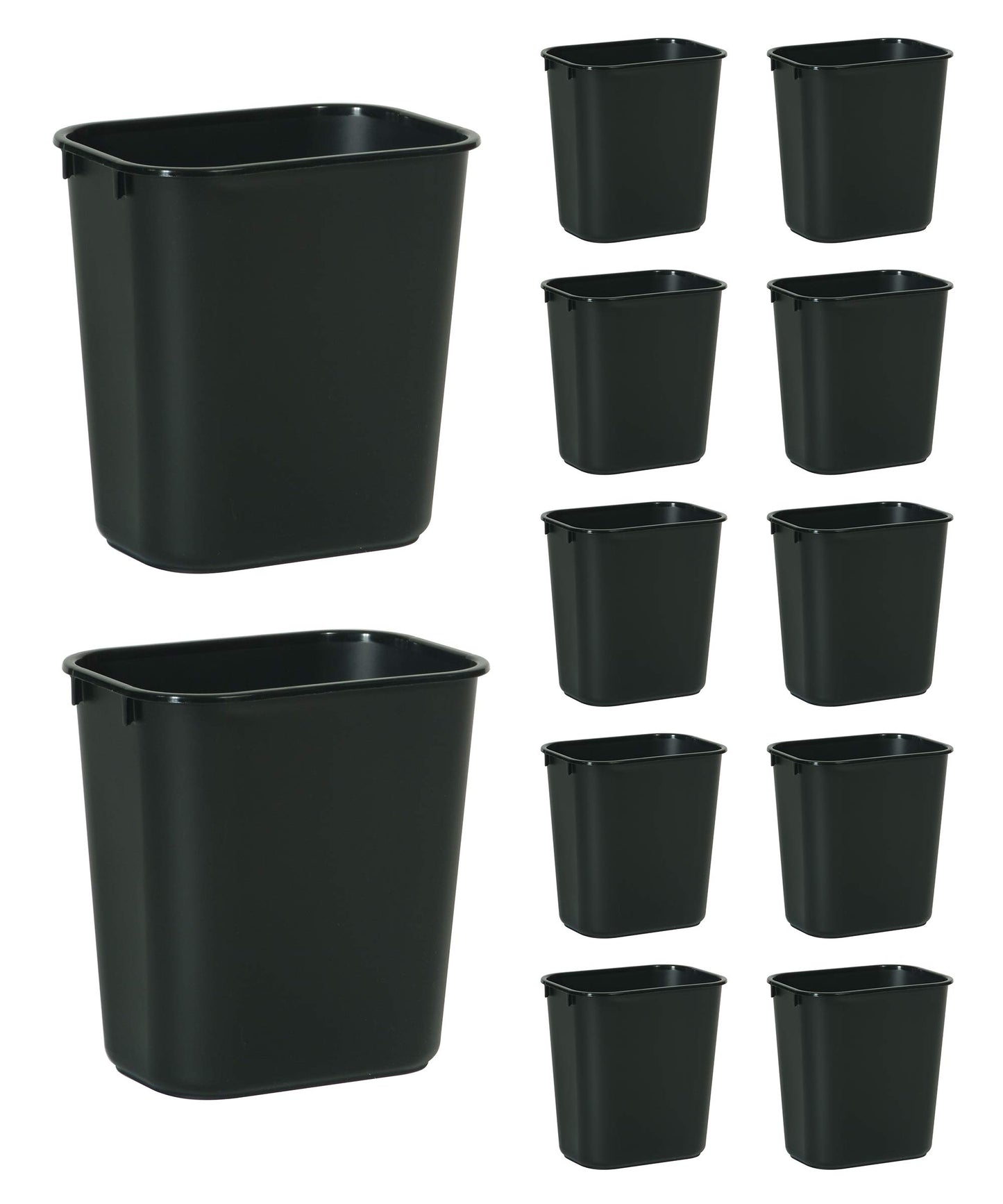 Compact Plastic Wastebasket for Car & Everyday Storage