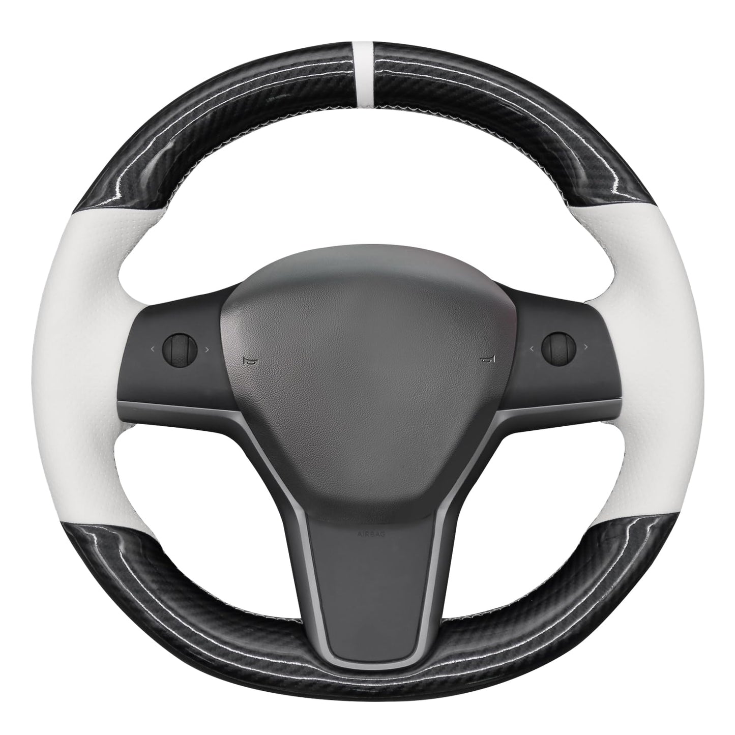 Hand-Stitched Suede Steering Wheel Cover Wrap