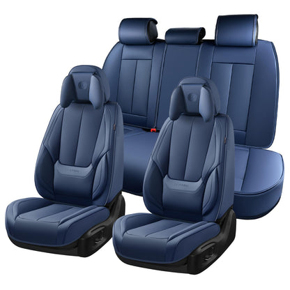 Coverado Car Seat Covers, Seat Covers for Cars, Waterproof Leather Auto Seat Protectors, Leather Car Seat Cushion, Car Interiors Accessories Universal Fit for Most Cars
