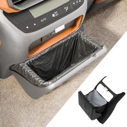 Compact Car Trash Can with Leakproof Interior Design