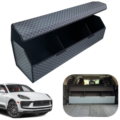 Leather Car Trunk Organizer with Large Storage Capacity