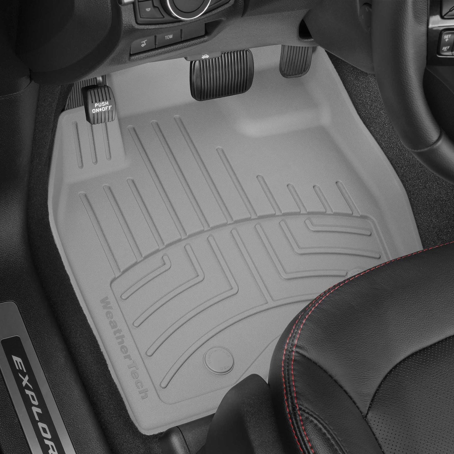 Custom Fit All-Weather Floor Mats Full Set in Cocoa