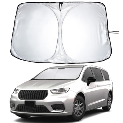 Reflective RV Windshield Sunshade for UV & Heat Protection