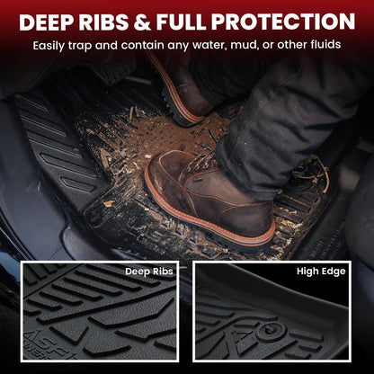 All-Weather Floor & Cargo Mat Set with Seatback Mats