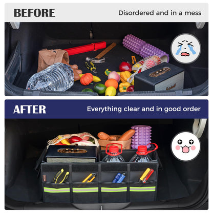 Car Backseat Organizer with Multi-Pocket Storage
