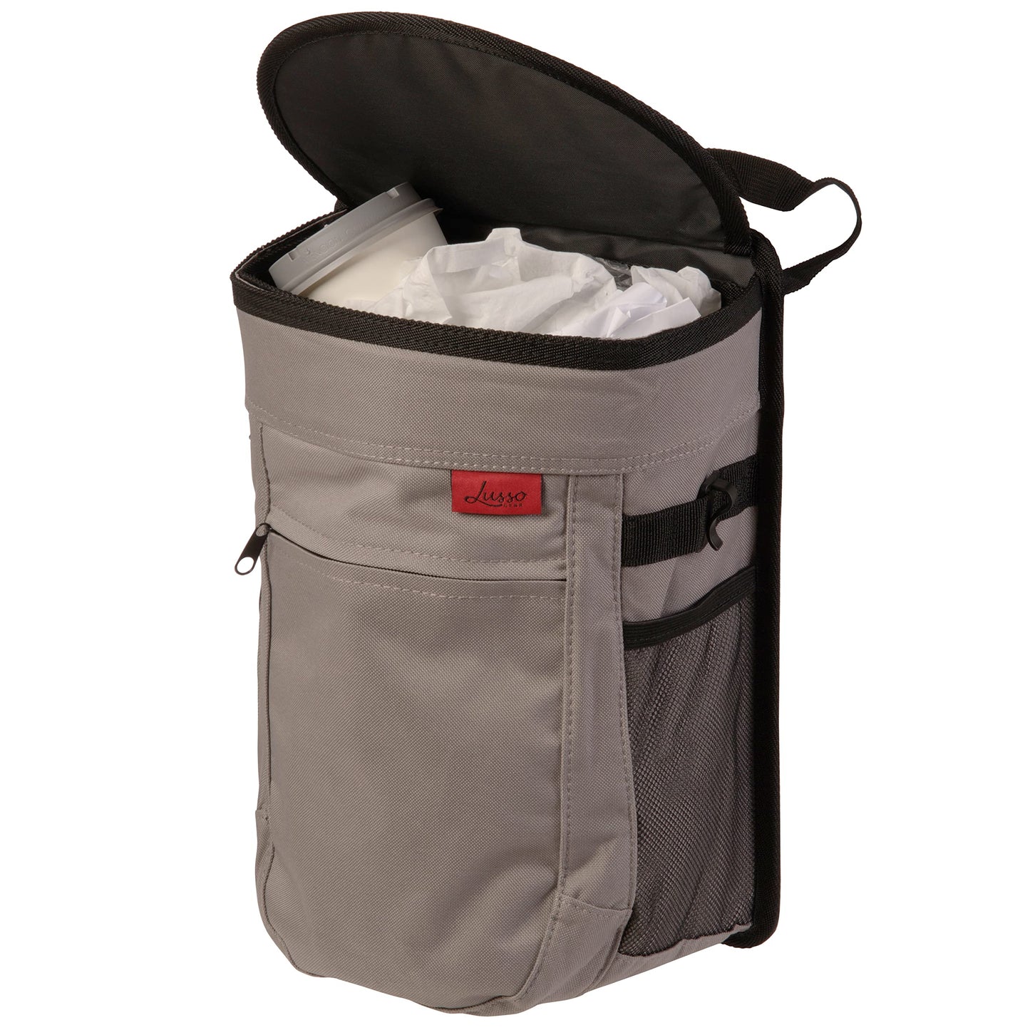 Leakproof Car Trash Can with Compact Hanging Design